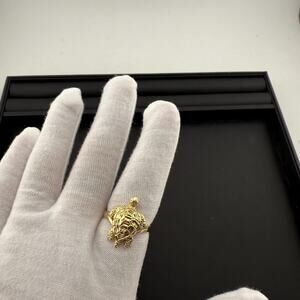 14KT Yellow Gold Hawaiian Sea Turtle Honu Ring Made in Hawaii Size 10.5